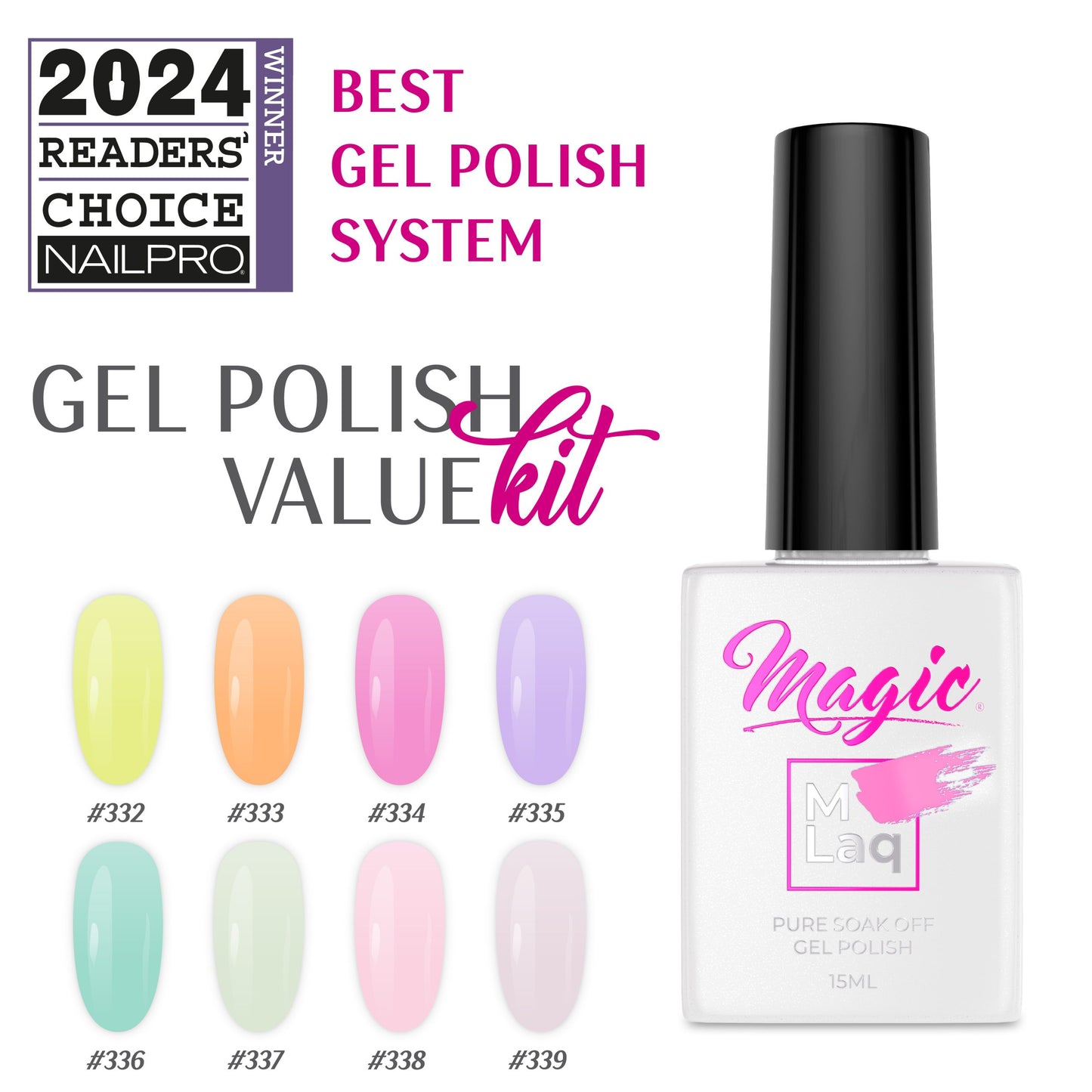 Airy Pastels - MLaq Gel Polish Value Kit