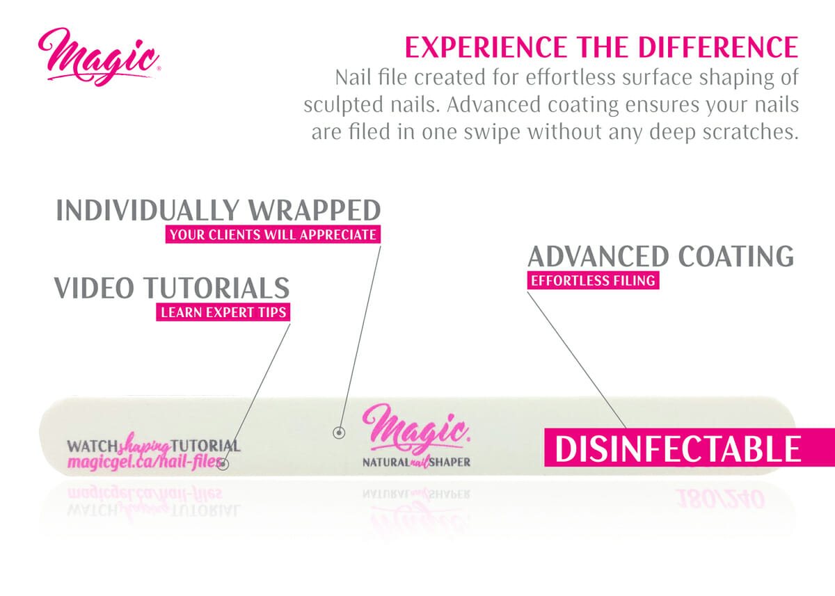 Natural Nail Shaper Nail File 180/240