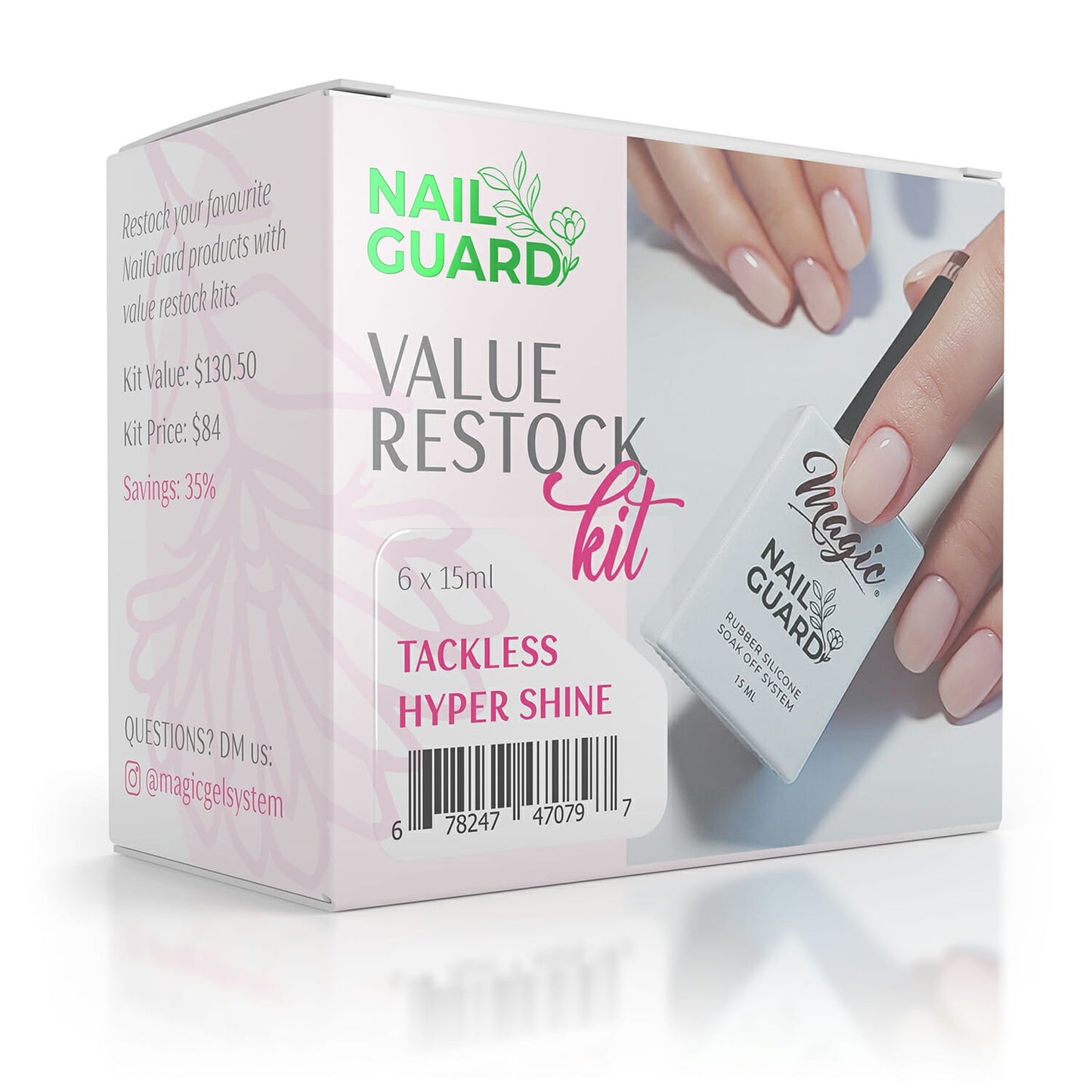 NailGuard - Tackless Hyper Shine Value Restock Kit