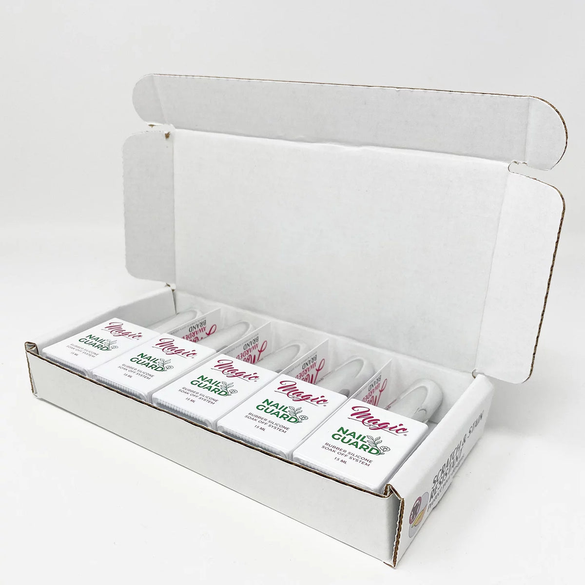 Ensemble 5 Gels de finitions - Translucides Rosées-