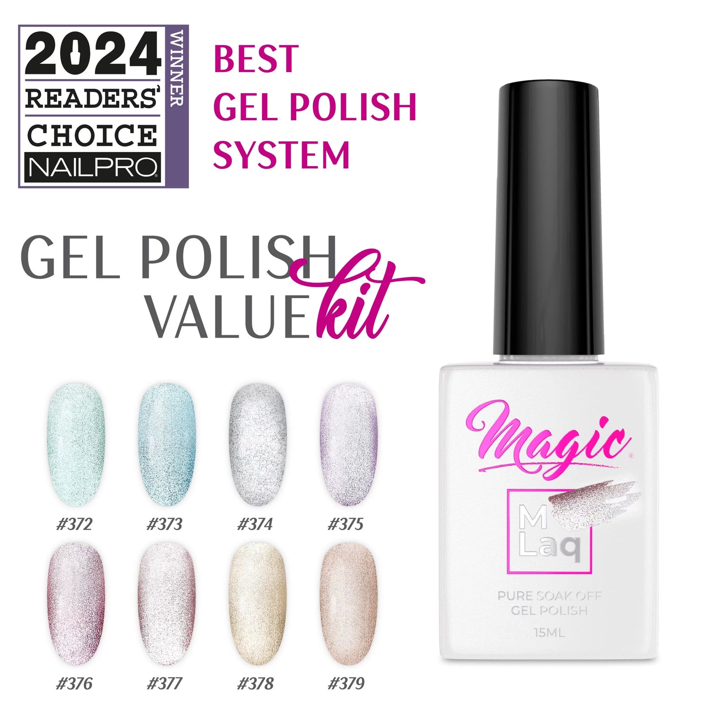 Pastel Cat Eye - MLaq Gel Polish Value Kit