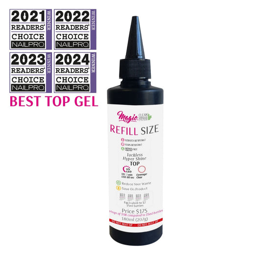 Tackless Hyper Shine Top Refill - 180ml